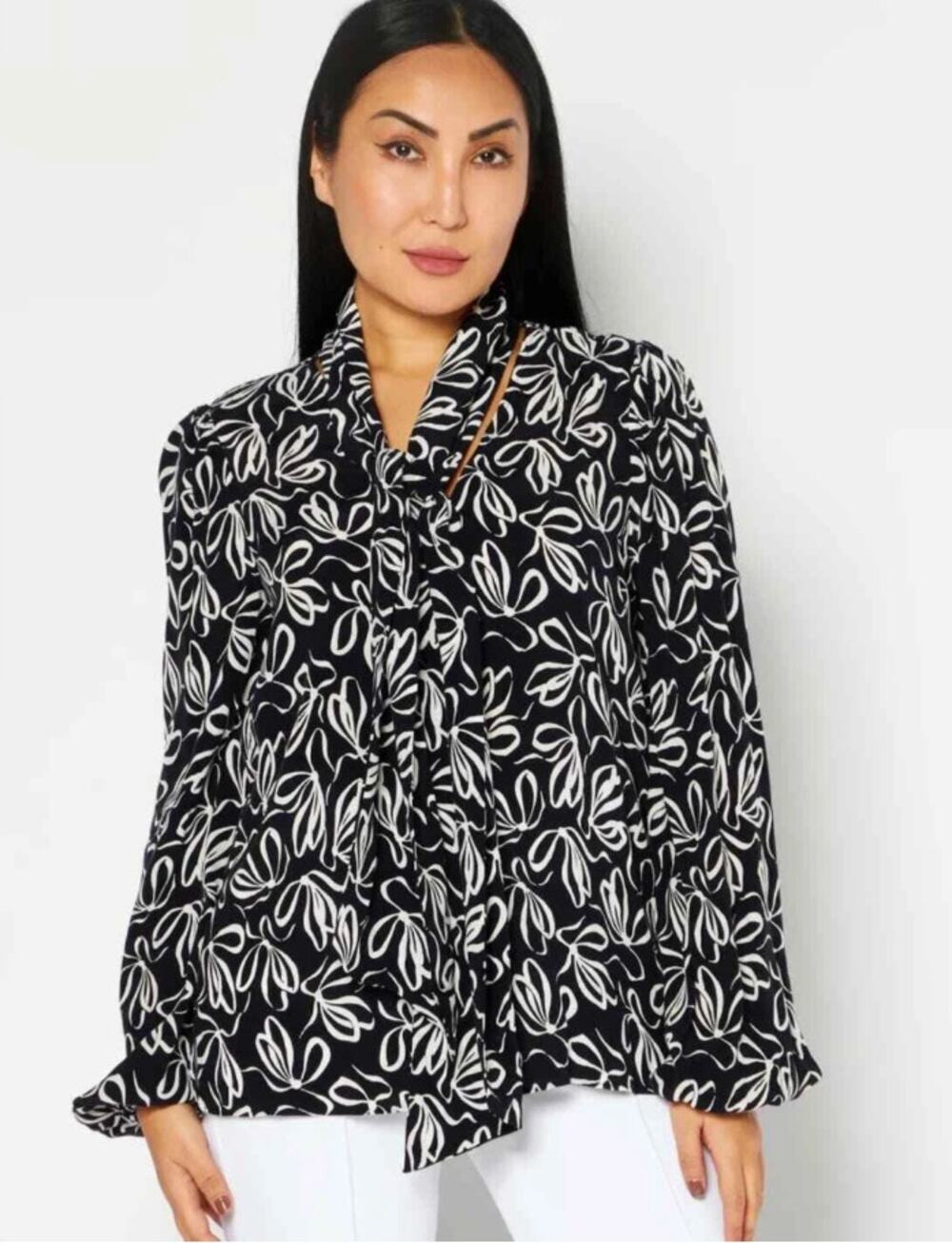 Ted Baker London Caarina Bow Blouse Sz 3